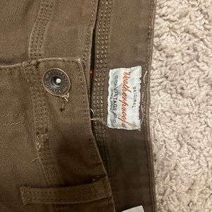 Vintage brown zip up cargos